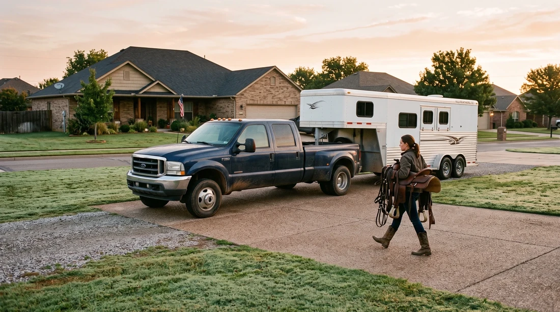 Rentals Near the OKC Fairgrounds With Trailer Parking for Horse Shows in Oklahoma City
